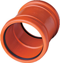 Dubbelmuff 110 mm Pipelife